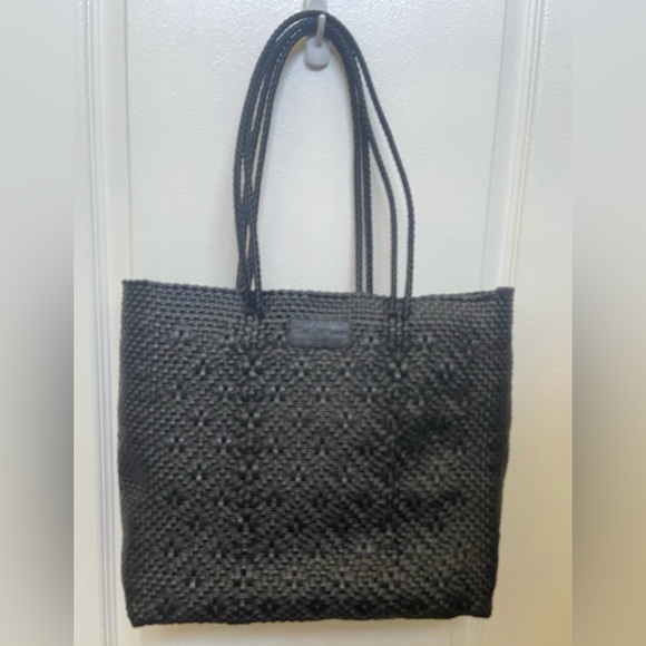 Tin Marin Tote Bag black weaved - Picture 1 of 13